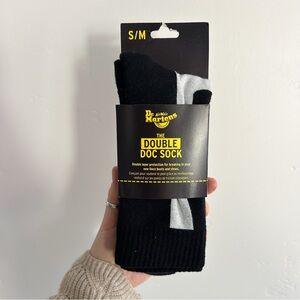 Dr. Martens Double Doc Black and Gray Socks